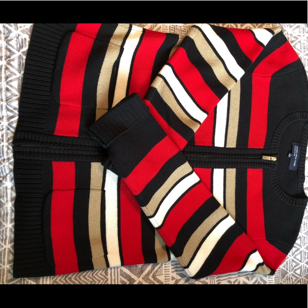 Jones New York striped sweater